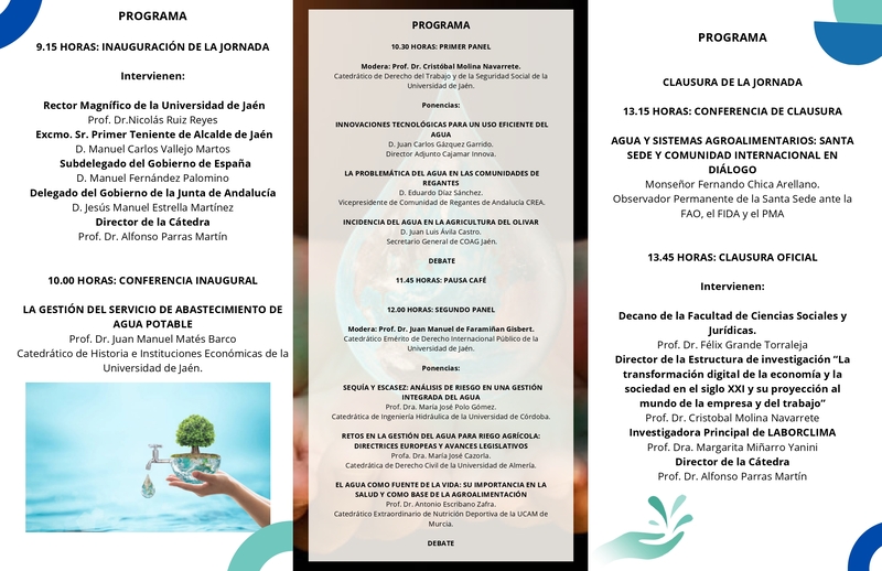 Jornada por el Día Mundial del Agua de la Cátedra COAG-CREA