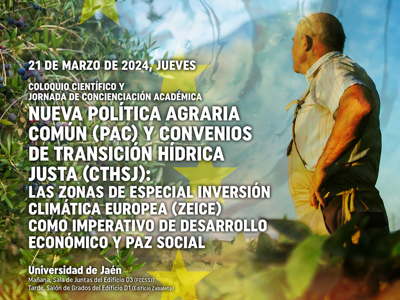 Jornada sobre la PAC y la transición hídrica socialmente justa